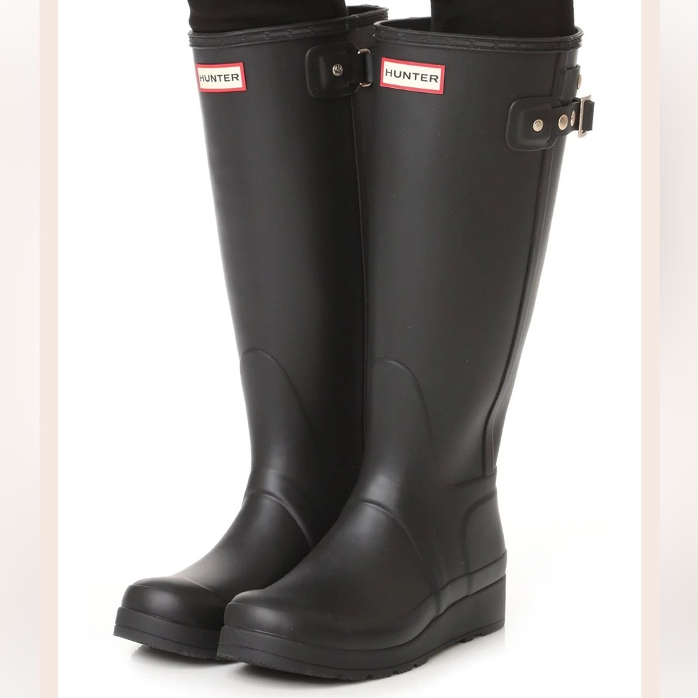 Hunter Original Tall Rain Boots Matte Black - Sz8